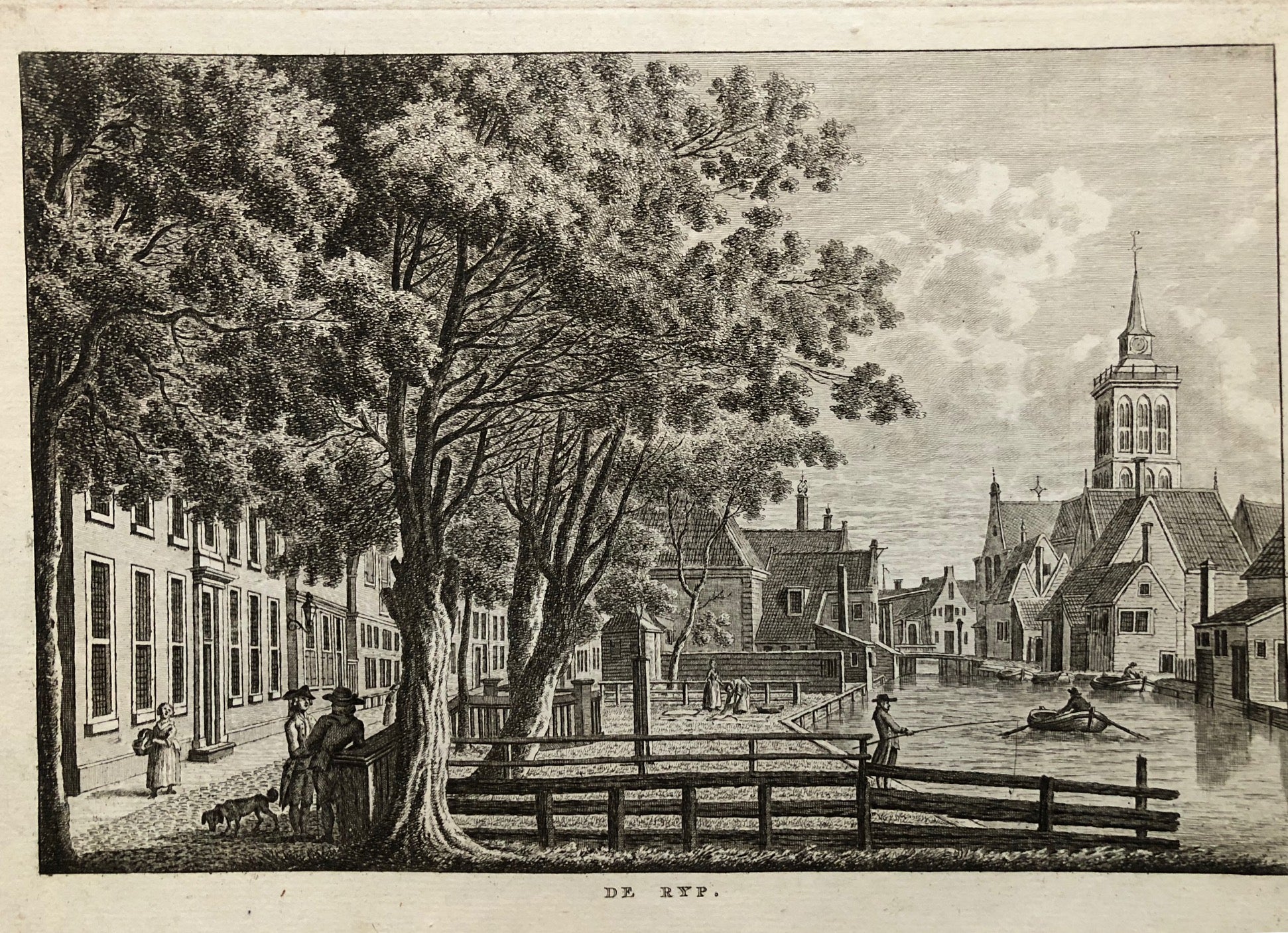This engraving shows in a very nice way De Rijp in the 18th century. Engraved by Bendorp after Jan Bulthuis in 1763