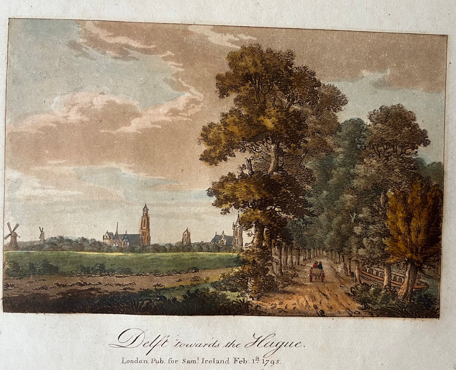 Delft towards the Hague